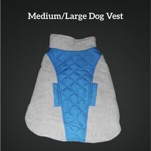 Dog Fleece Vest for Medium Large Size Dogs